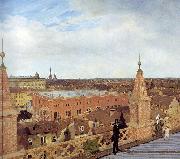 Eduard Gaertner Panorama of Berlin oil painting